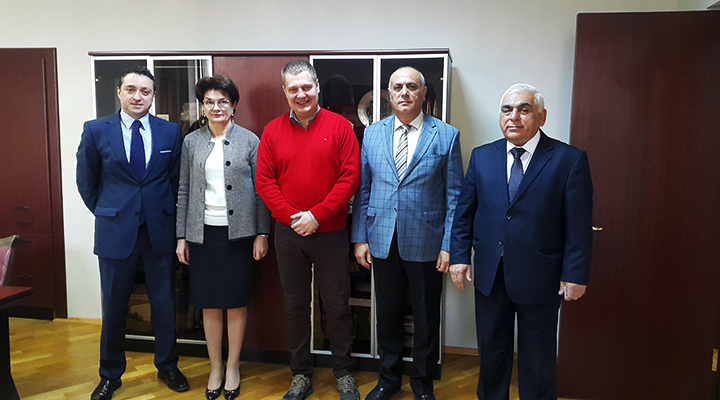 Lecturer G. Čyras visited Azerbaijan University of Architecture and Construction